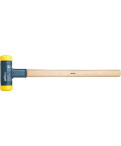 Wiha sledgehammer recoil-free, medium hard (black/wood, 80mm)