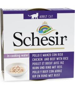 Agras Pet Foods SCHESIR in cooking water Chicken and beef with rice - wet cat food - 85 g