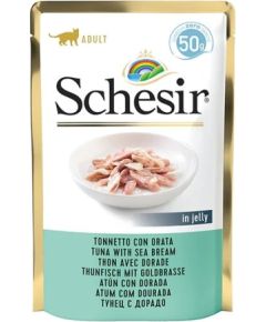 Agras Pet Foods SCHESIR in jelly Tuna with sea bream - wet cat food - 50 g