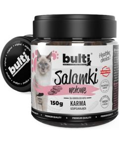 BULTI Salamki wołowe przysmak dla kota 150g
