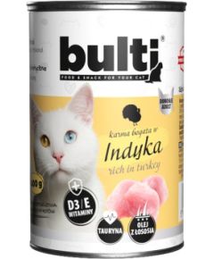 BULTI Rich in turkey - wet cat food - 400g