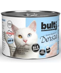 BULTI Rich in cod - wet cat food - 200g