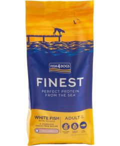FISH4DOGS Finest Ocean White fish S - dry dog food - 6kg