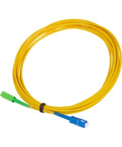 Maclean fiber optic patchcord cable, SC/APC-SC/UPC SM 9/125 LSZH, single-mode, length 15m, simplex, G657A2, MCTV-405