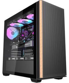 Darkflash DS900WS computer case (black) + 4 fans