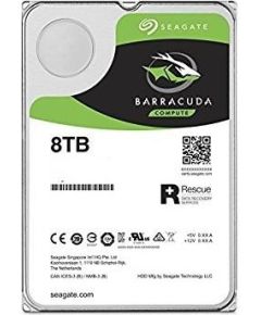 HDD | SEAGATE | Barracuda | 8TB | SATA 3.0 | 256 MB | 5400 rpm | Discs/Heads 4/8 | 3,5" | ST8000DM004