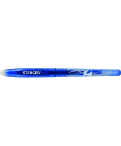 STANGER Eraser Gel Pen 0.7 mm, blue, 12 pcs 18000300071