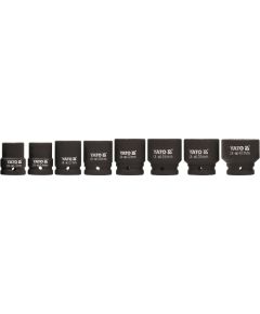 Uzgriežņu galviņu komplekts Yato YT-1115; 3/4''; 22-41 mm; 8 gab.