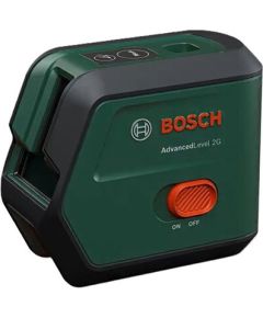 Krustveida lāzera nivelieris Bosch AdvancedLevel 2G - Basic; 3,6 V; 1x2,0 Ah akum.