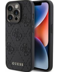 Guess PU Quilted 4G Classic Case Aizsargapvalks Priekš Apple iPhone 15 Pro Max