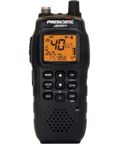 President Jerry ASC AM/FM CB Portable Radio Black