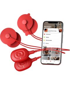 Therabody Theragun PowerDot 2.0 Duo electronic muscle stimulator Electrodes unit Red