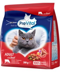 PREVITAL Adult Beef  - dry cat food - 300g