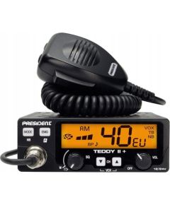 President Teddy II+ AM/FM CB radio Black