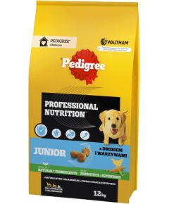 PEDIGREE Professional Nutrition Junior with poultry and vegetables, medium and large breeds - dry dog food - 12 kg