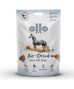 OLLO Air-Dried Horse  strips - dog treat - 80g
