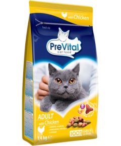 PREVITAL Cat Food Adult with Chicken - Dry Cat Food - 1.4 kg