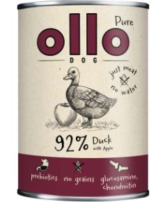 OLLO Pure Duck with apple - wet dog food - 400g