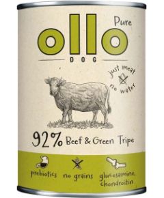 OLLO Pure Beef and Green tripe - wet dog food - 400g
