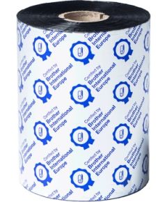 Brother BWS-1D600-110 Standard Wax Thermal Transfer Ink Ribbon 110mm x 600m, Black