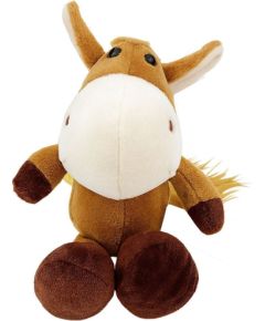 Leantoys Pluszowa Maskotka Przytulanka Koń Z Przyssawką Brązowy 23 x 12 cm LEAN TOYS