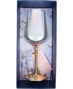 Vīna glāze FLOW "Super Dad" H21,2cm 450ml, caurspīdīgs stikls, zila kaste