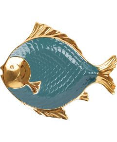 Šķīvis GOLDFISH 38x34cm, zaļš