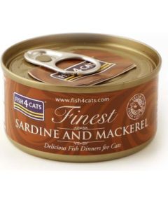 Fish4dogs FISH4CATS Sardine and mackerel - wet cat food - 70g
