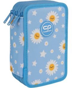 Triple decker pencil case with equipment CoolPack Jumper 3 DAISY SUN