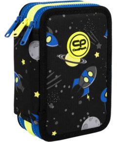 Triple decker pencil case with equipment CoolPack Jumper 3 ATLANTIS