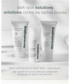 Dark Spot Solutions Kit Set Dermalogica: Powerbright Moisturizer, Paraben-Free, UV Protection, Broad Spectrum Sunscreen, SPF 50, 12 ml + PowerBright, Anti-Dark Spots, Morning, Serum, For Face, 10 ml + PowerBright, Vitamin C, Anti-Dark Spots, Night, C