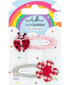 Invisibobble Snap Clip Kids Happy Ladybird - Sponka do vlasů 2 ks
