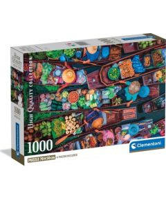 Clementoni Puzzle Compact Thai Floating Market 1000 pieces (39932)