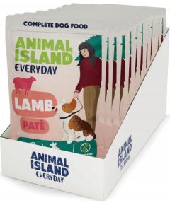 ANIMAL ISLAND Everyday jagnięcina, pasztet, saszetka pies 10szt x 150g