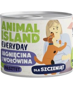 ANIMAL ISLAND Everyday wołowina i jagnięcina dla szczeniąt puszka 185g