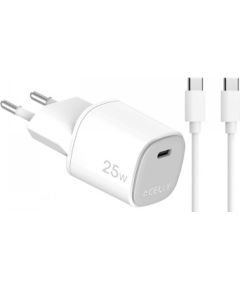 CELLY UP TC 1 USB-C 25W + C TO C CABLE