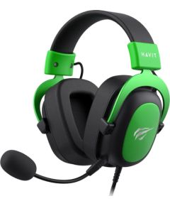 Havit H2002d Headset Wired Head-band Gaming Black, Green