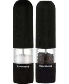 2 elektrisko garšvielu dzirnaviņu komplekts, melnas, 60 ml, Klausberg, KB 7574