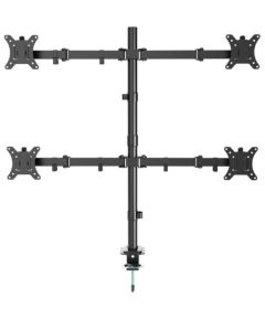 Monitora stiprinājums Gembird Adjustable Desk Mounted 4-display Rotate Tilt Swivel