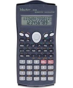 Vector KAV CS-103 scientific calculator, 279 functions, 80x170mm, black