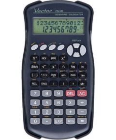 Vector KAV CS-105 scientific calculator, 240 functions, 80 x 170 mm, black