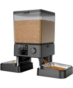 Oneisall dual automatic pet food dispenser without WIFI