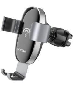 Dudao   15W Wireless Qi Charger Gravity Car Holder for Air Vent Grille Black