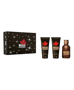 Dsquared2 Wood pour Homme Gift set EDT 100 ml, shower gel 100 ml and After Shave Balsam 100 ml 100ml