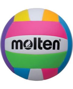 Volleyball ball MOLTEN MS500-NEON, synth. leather size 5
