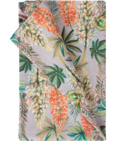 Table mat LONETA NEW 136x220cm, flowers and frogs