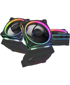 ASUS Prime MR120 Fan ARGB Black 3in1 Computer case 12 cm