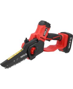 Atzarošanas motorzāģis Yato YT-828133; 20 V; 1x2,0 Ah akum.; 176 mm sliede