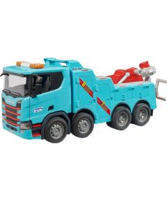 BRUDER Scania Super 560R recovery and towing truck with light and sound module