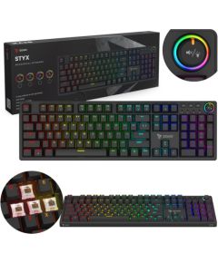 SAVIO STYX Mechanical Keyboard Outemu Brown, Hot Swap, RGB